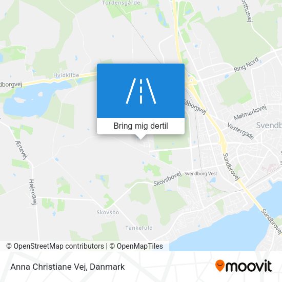 Anna Christiane Vej kort