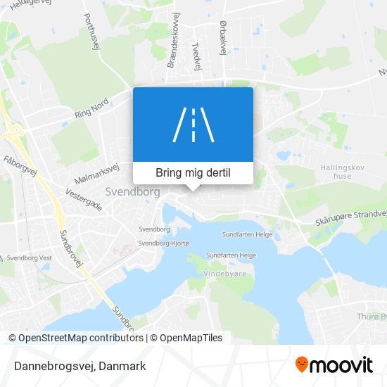 Dannebrogsvej kort