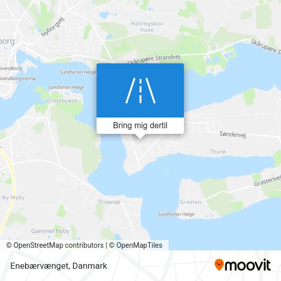 Enebærvænget kort