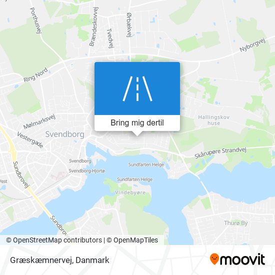 Græskæmnervej kort