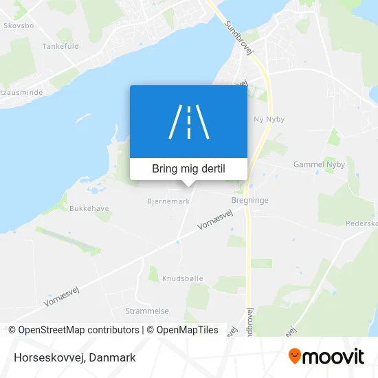 Horseskovvej kort