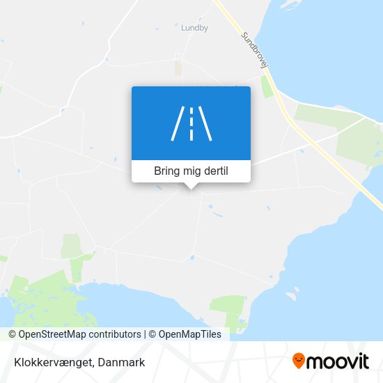 Klokkervænget kort