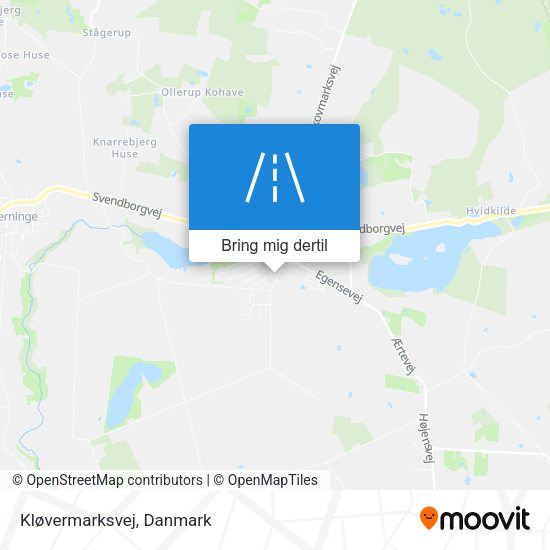 Kløvermarksvej kort