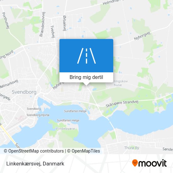 Linkenkærsvej kort