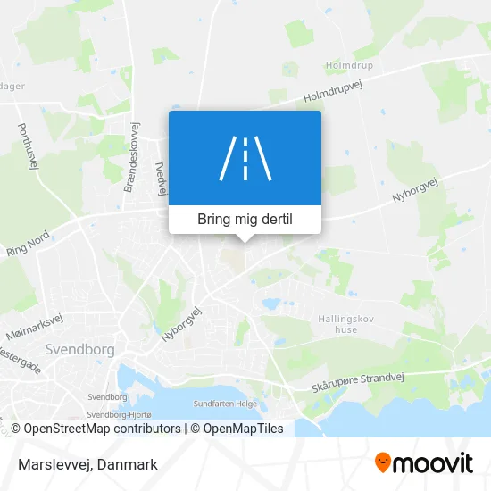 Marslevvej kort