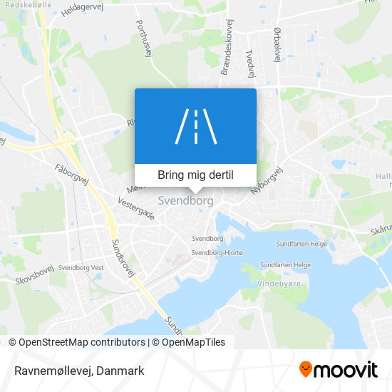 Ravnemøllevej kort