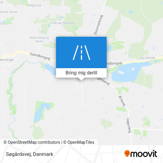 Søgårdsvej kort
