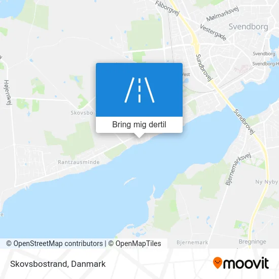 Skovsbostrand kort