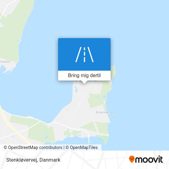 Stenkløvervej kort