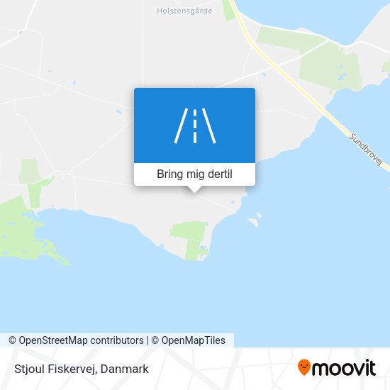 Stjoul Fiskervej kort