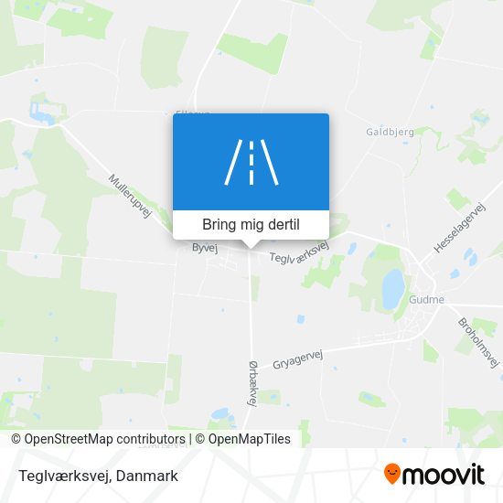 Teglværksvej kort
