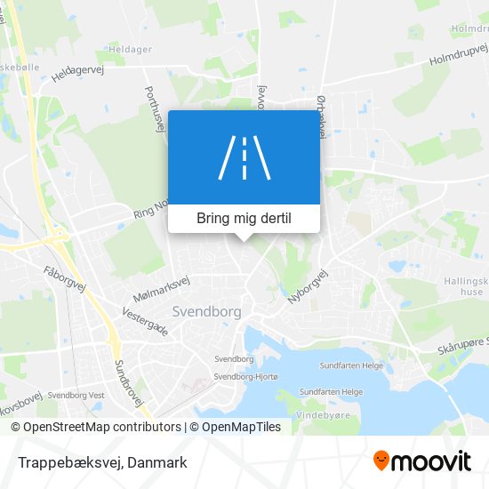 Trappebæksvej kort