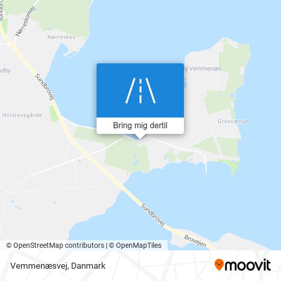 Vemmenæsvej kort