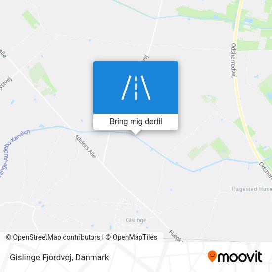 Gislinge Fjordvej kort
