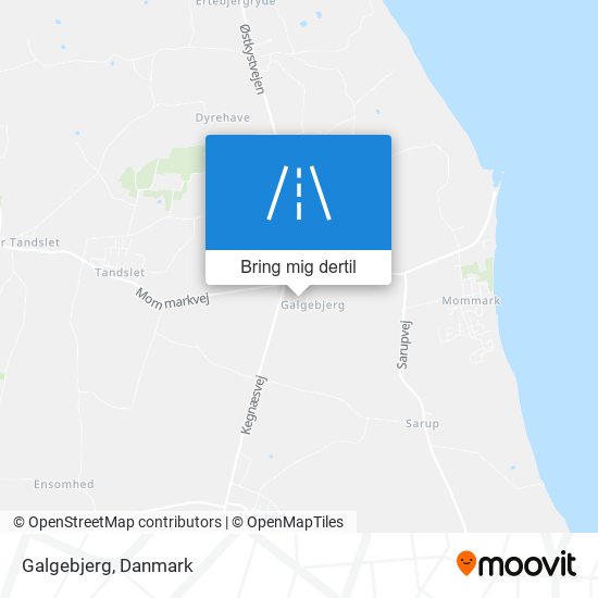 Galgebjerg kort