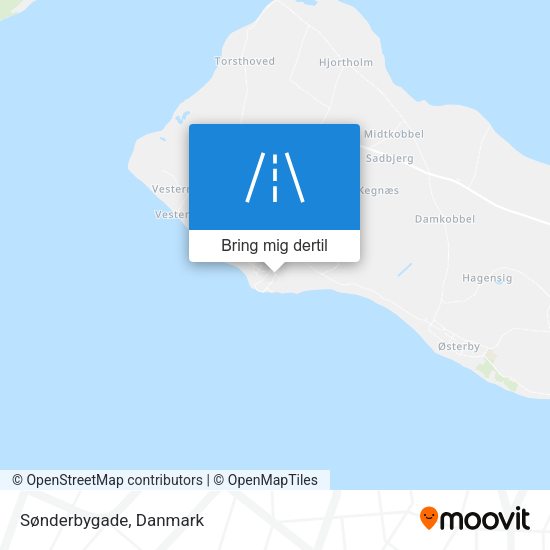 Sønderbygade kort