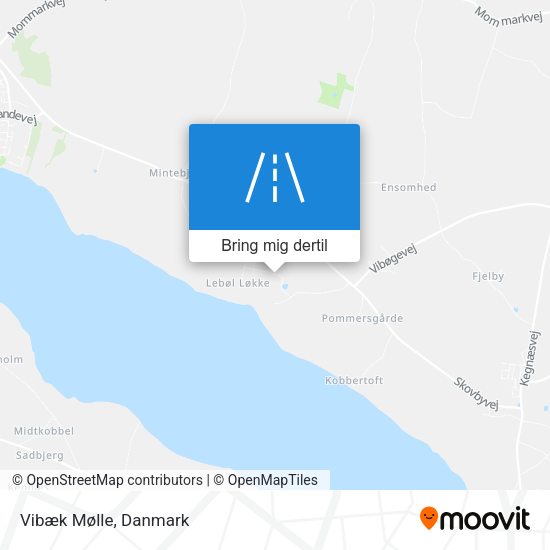 Vibæk Mølle kort