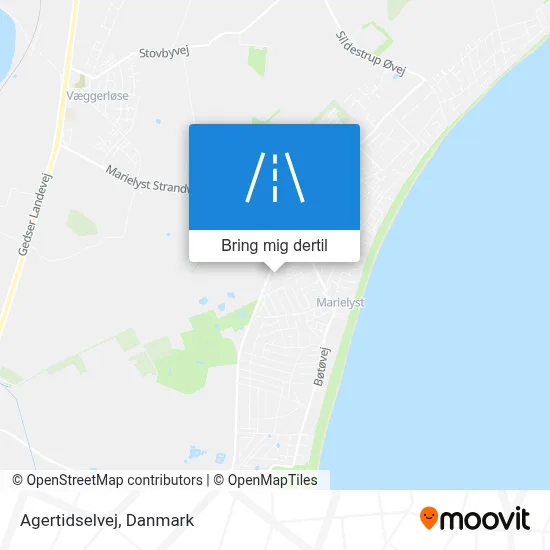 Agertidselvej kort