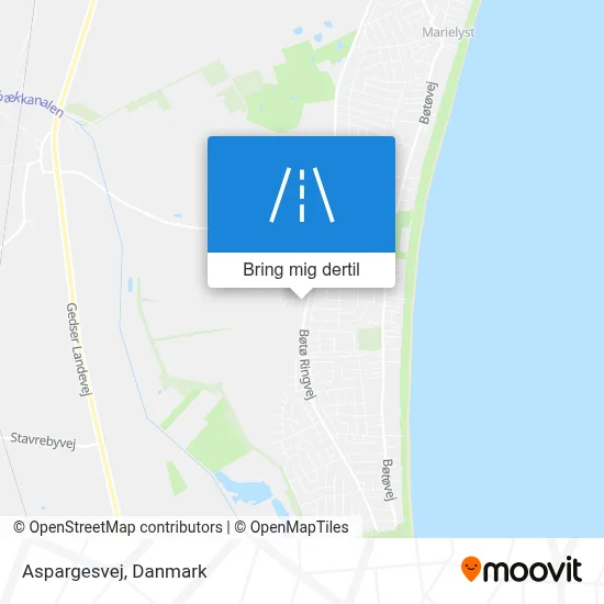Aspargesvej kort