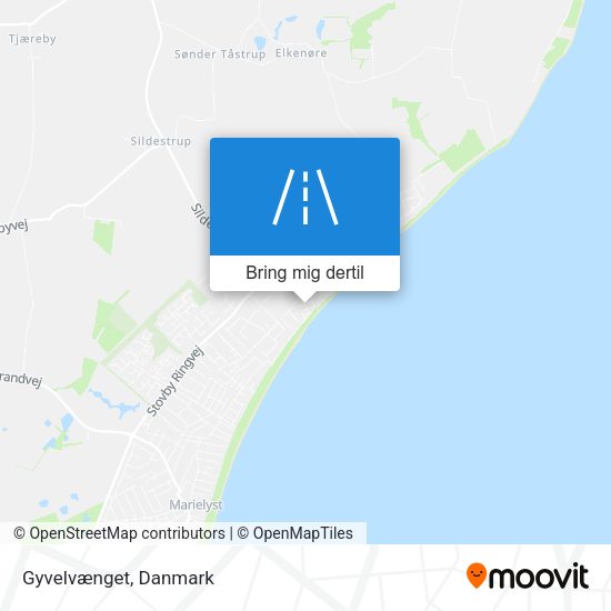 Gyvelvænget kort