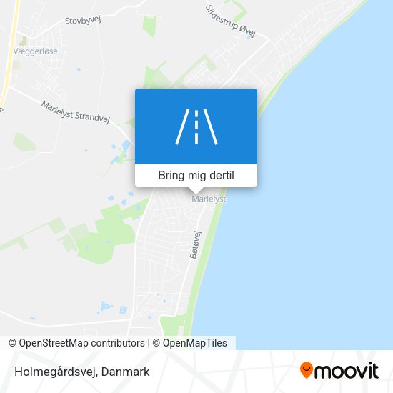 Holmegårdsvej kort