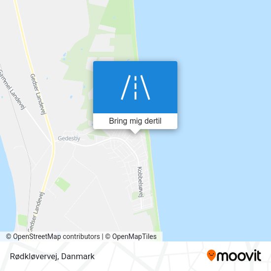 Rødkløvervej kort