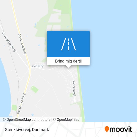 Stenkløvervej kort