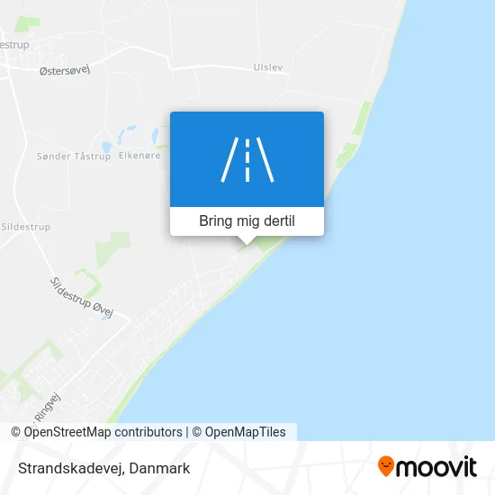 Strandskadevej kort