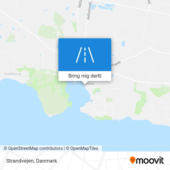 Strandvejen kort