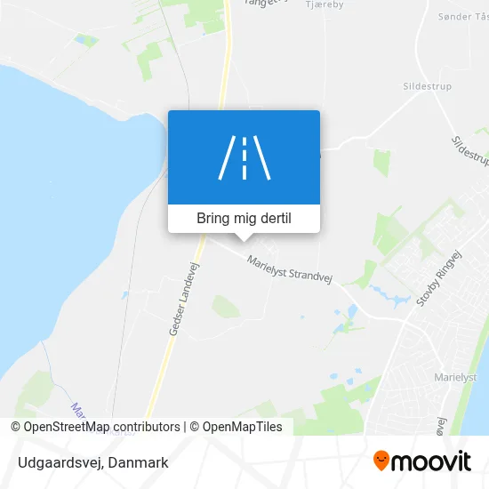 Udgaardsvej kort