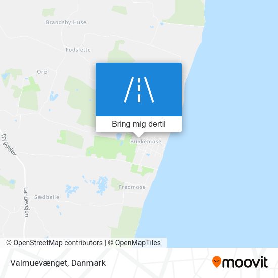 Valmuevænget kort