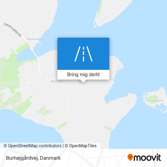 Burhøjgårdvej kort