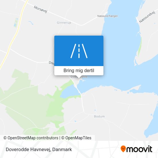 Doverodde Havnevej kort