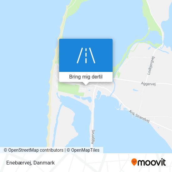 Enebærvej kort