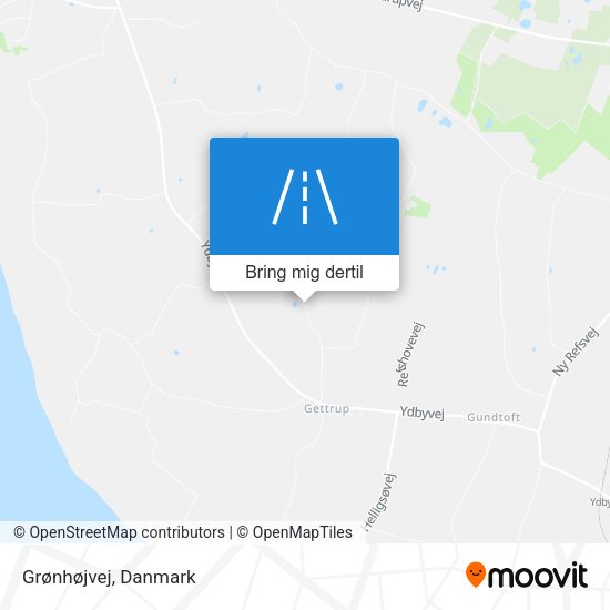 Grønhøjvej kort