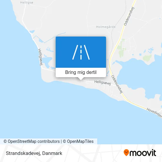 Strandskadevej kort