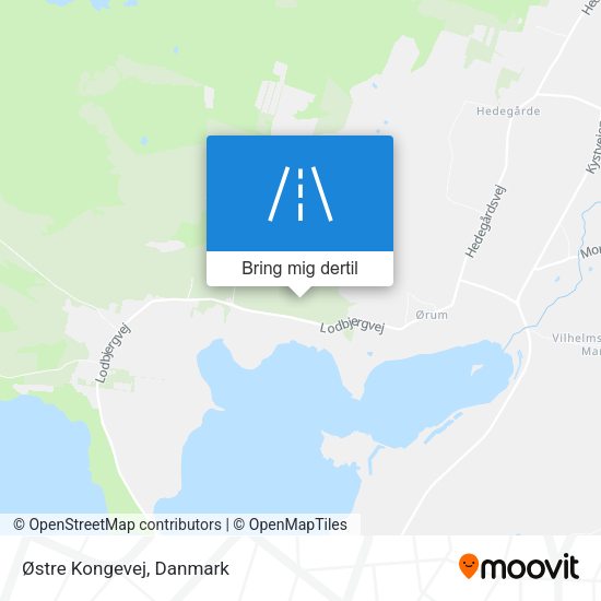 Østre Kongevej kort