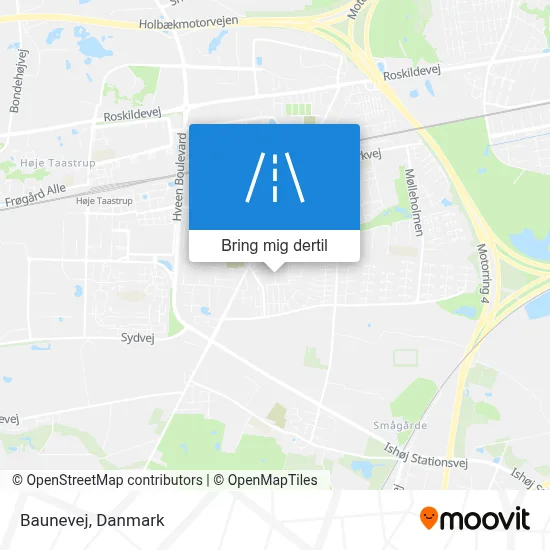 Baunevej kort