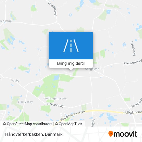 Håndværkerbakken kort