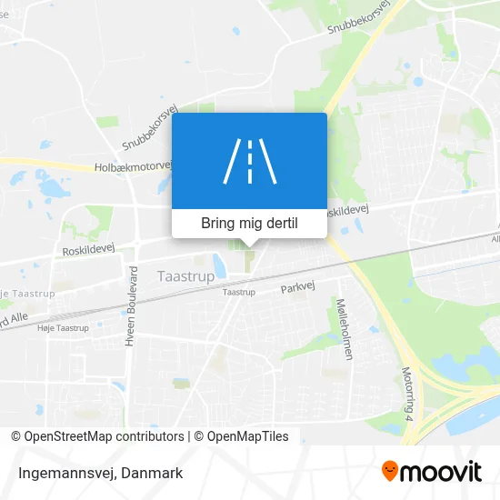 Ingemannsvej kort