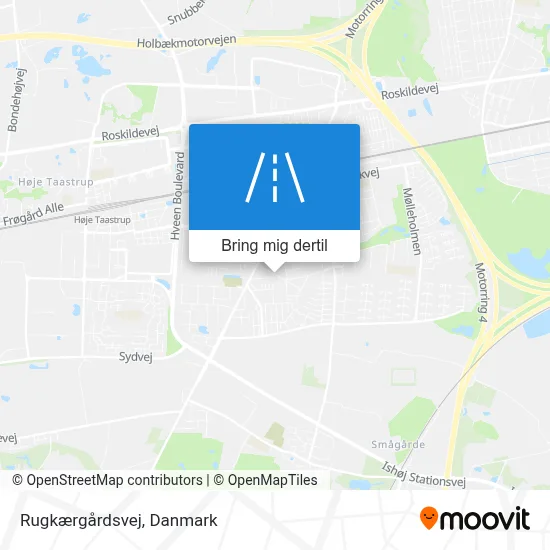 Rugkærgårdsvej kort