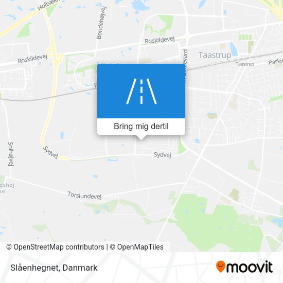 Slåenhegnet kort