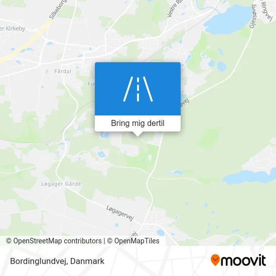 Bordinglundvej kort