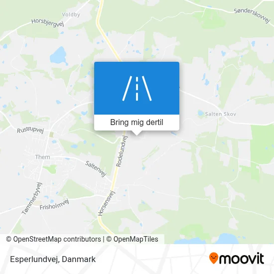 Esperlundvej kort
