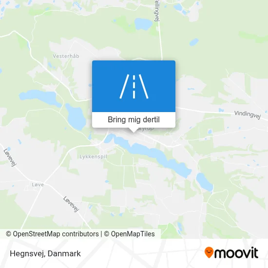 Hegnsvej kort