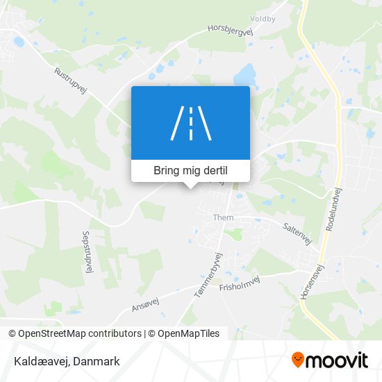 Kaldæavej kort