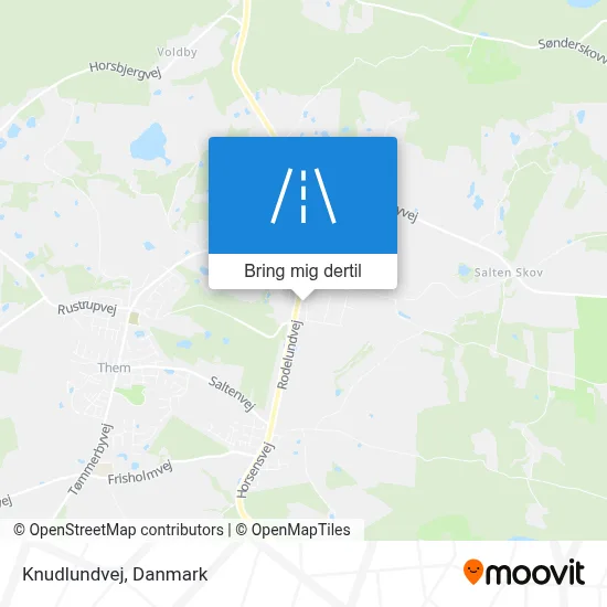 Knudlundvej kort