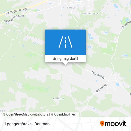 Løgagergårdvej kort