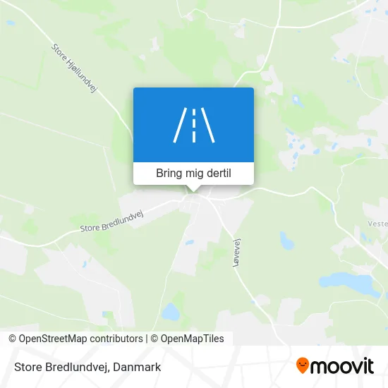 Store Bredlundvej kort