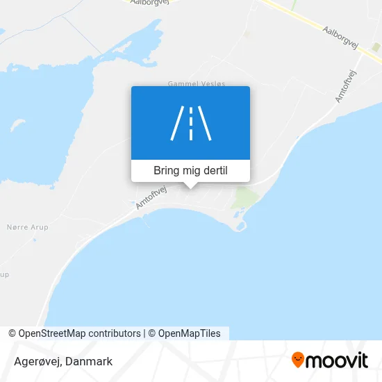 Agerøvej kort